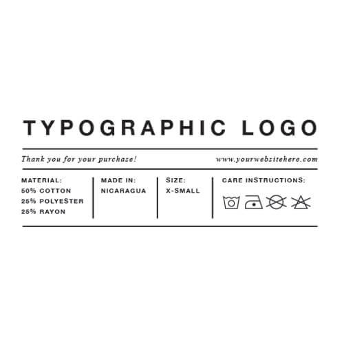 Threadbird Printed Tag Template