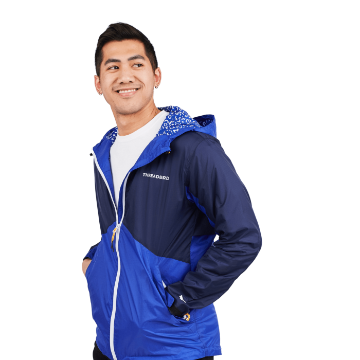 Cut and Sew Rain Jacket